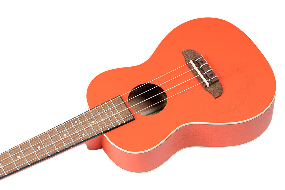 ORTEGA Earth Serie Konzert Ukulele 4 String - Hokkaido Pumpkin Orange