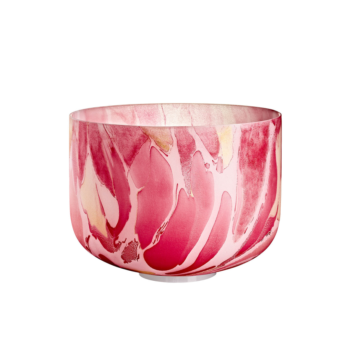 MEINL Sonic Energy Marble Crystal Singing Bowl 10" - C4/Root Chakra/432 Hz - Red