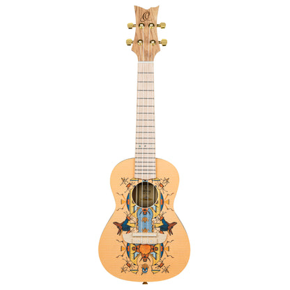 ORTEGA Art Serie Konzert Ukulele 4 String - Spruce / Catalpa Egypt