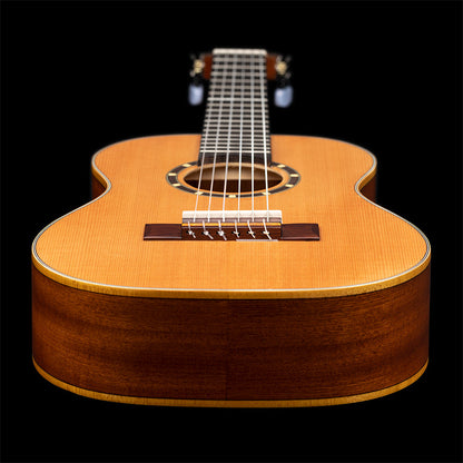 ORTEGA Family Series 1/4 Konzertgitarre 6 String Lefty - Zeder / Mahagoni Natur + Bag