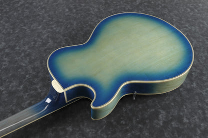 IBANEZ George Benson Signature Hollow Body Guitar 6-String - Jet Blue Burst