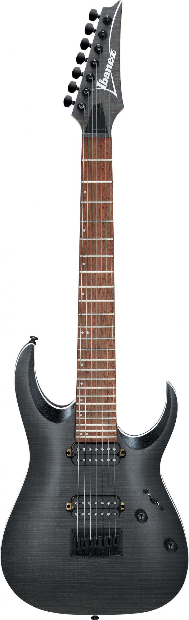 IBANEZ RGA E-Gitarre 7-String - Transparent Grey Flat