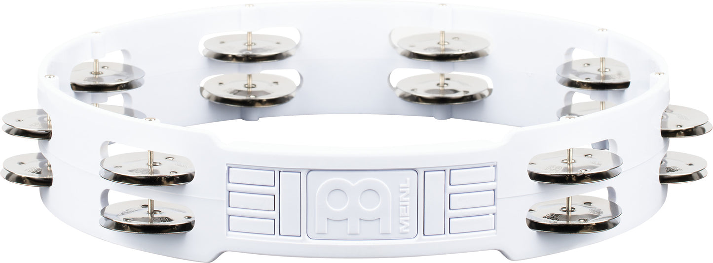 MEINL Percussion Headliner® Series Molded ABS Tambourine - 10" White