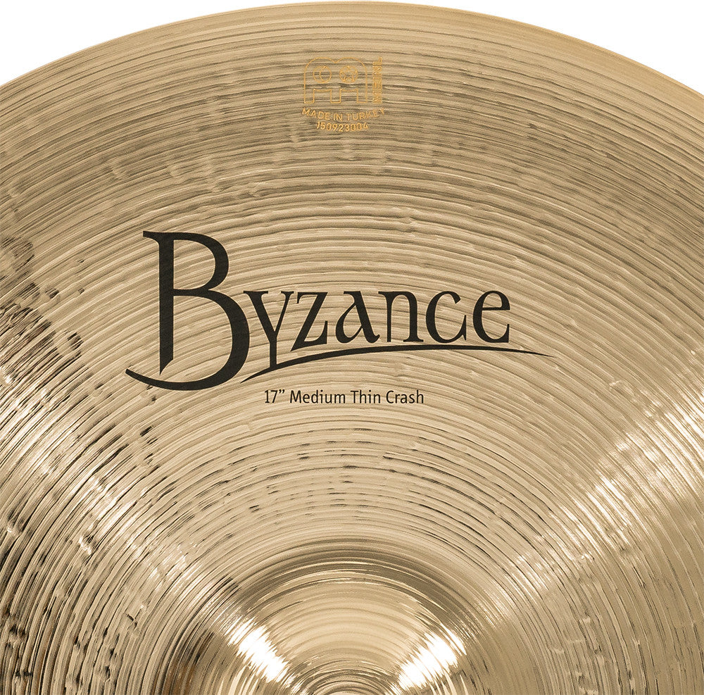 MEINL Cymbals Byzance Brilliant Medium Thin Crash - 17"