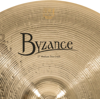 MEINL Cymbals Byzance Brilliant Medium Thin Crash - 17"