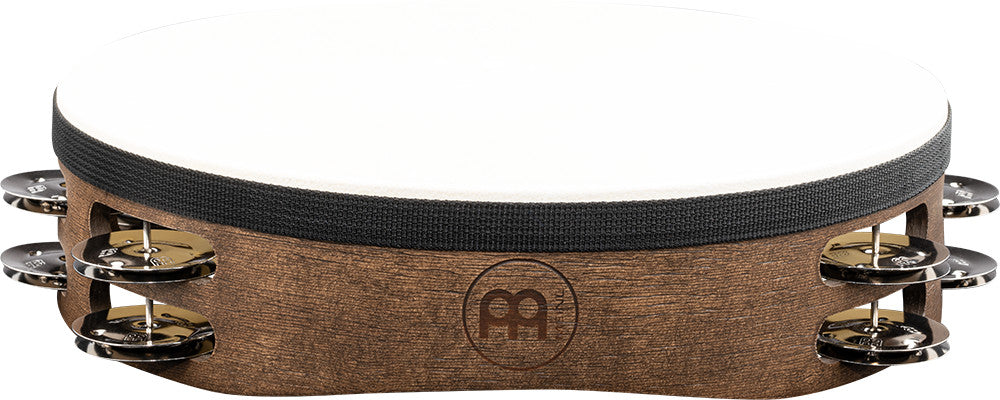 MEINL Percussion Traditional Wood Series Headed Tambourine - 10"