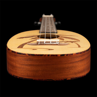 ORTEGA Bonfire Serie Konzert Ukulele 4 String - Fichte/Sapele Natur