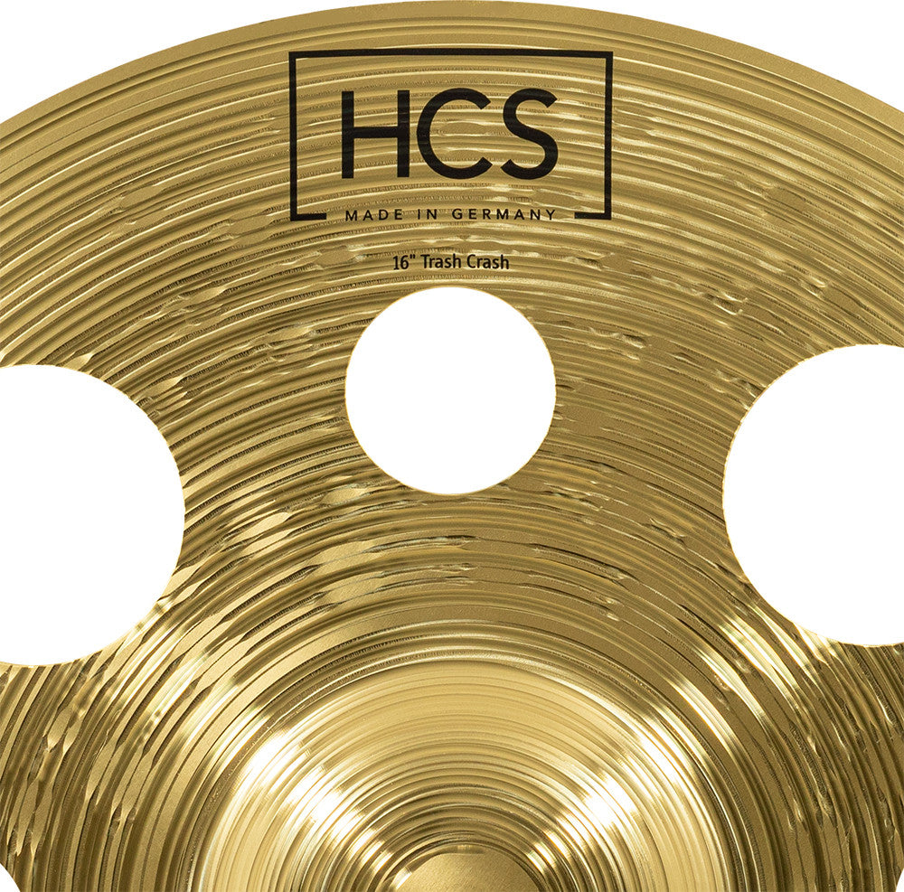 MEINL Cymbals HCS komplettes Beckenset - 14" Hihat/16" Trash Crash/18" Crash/20" Ride