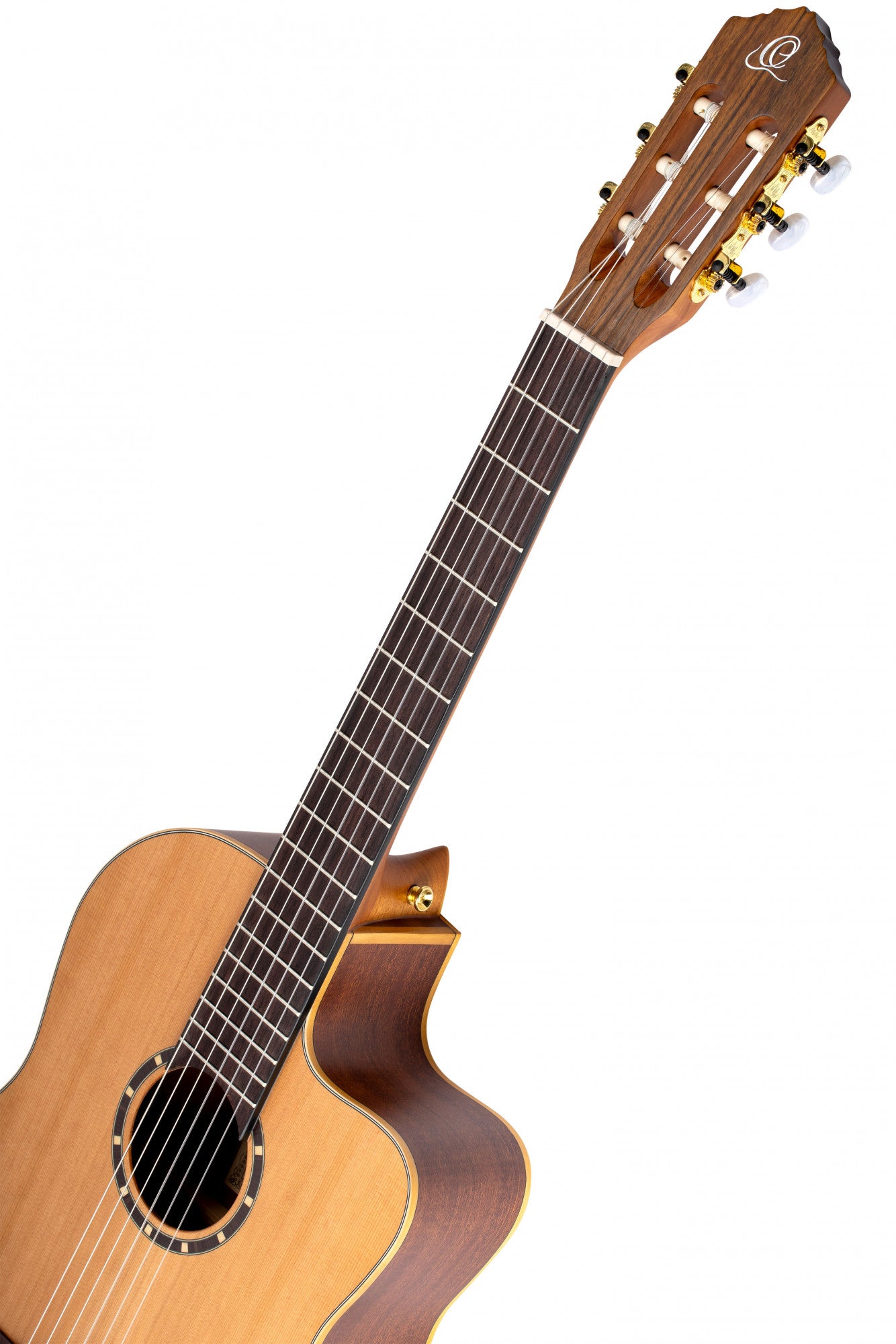 ORTEGA Family Series Pro 4/4 Konzertgitarre 6 String - Massive Zeder / Mahagoni Natur + Bag