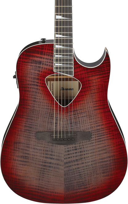 IBANEZ ALT Akustikgitarre 6-String - Red Doom Burst High Gloss