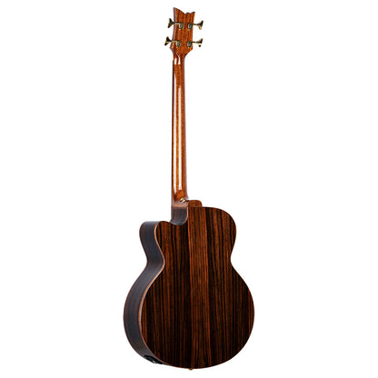 ORTEGA The Private Room Medium Scale Acoustic Bass 4 String - Spruce / Striped Ebony Natural + Bag