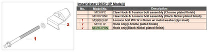 TAMA Spannhaken für IP Imperialstar (2023~(IP Modell)) - Black Nickel