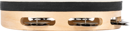 NINO Percussion Tamburin mit Kunststofffell - 8” einreihig
