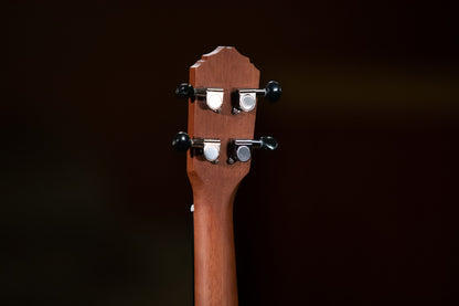 ORTEGA Bonfire Serie Preamp Konzert Ukulele 4 String - Fichte/Sapele Natur