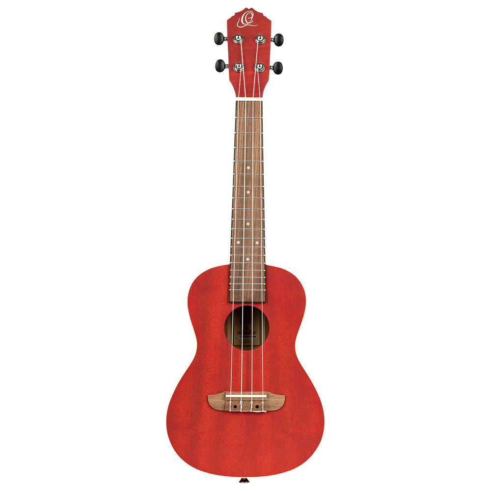 ORTEGA Earth Series Concert Ukulele 4 String - Fire Red