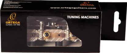 ORTEGA Student Series Guitar Tuning Machines - Chrome/Black