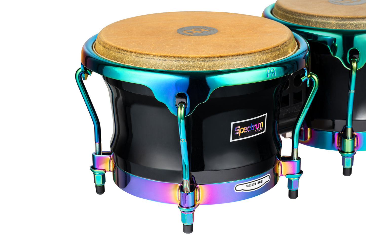 MEINL Percussion Marathon Spectrum Series Bongo 7" Macho &  8 1/2" Hembra - Phantom Black