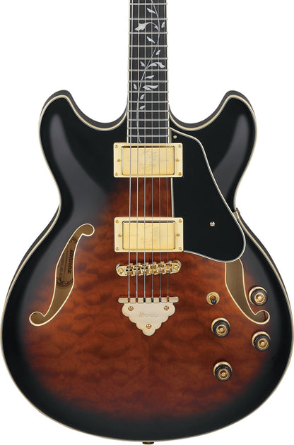 IBANEZ Artcore Expressionist AS Hollowbody Gitarre 6-String - Dark Brown Sunburst