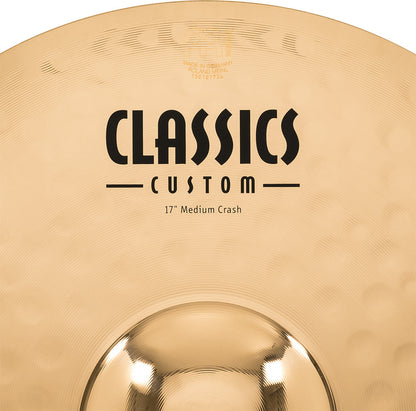 MEINL Cymbals Classics Custom Brilliant Medium Crash - 17"