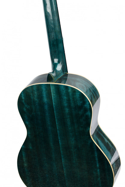ORTEGA Family Series 4/4 Slim Neck Konzertgitarre 6 String - Ocean Blue + Bag