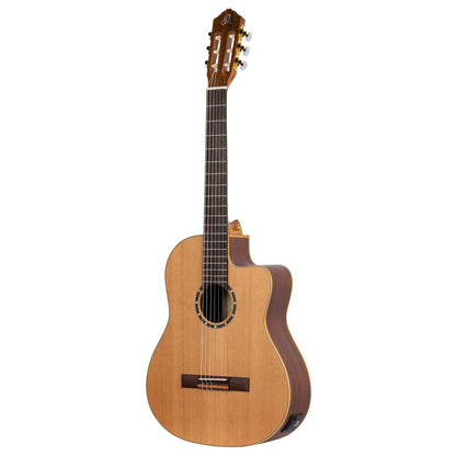 ORTEGA Family Series Pro 4/4 Konzertgitarre 6 String - Massive Zeder / Mahagoni Natur + Bag
