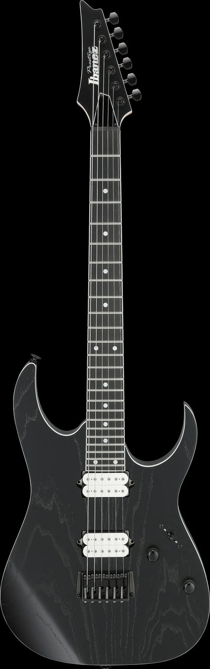 IBANEZ Prestige RGR Electric Guitar 6-String - Weatherd Black + Case M20RG