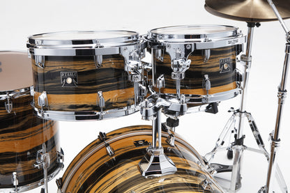 TAMA Superstar Classic Shell Kit 5 teilig - Natural Ebony Tiger Wrap/Chrom HW