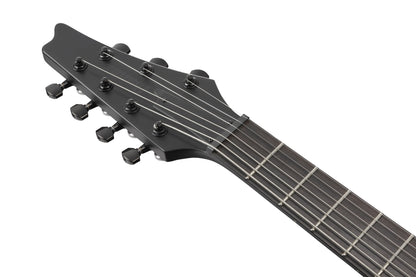IBANEZ Iron Label Iceman E-Guitar 7 String - Black Flat