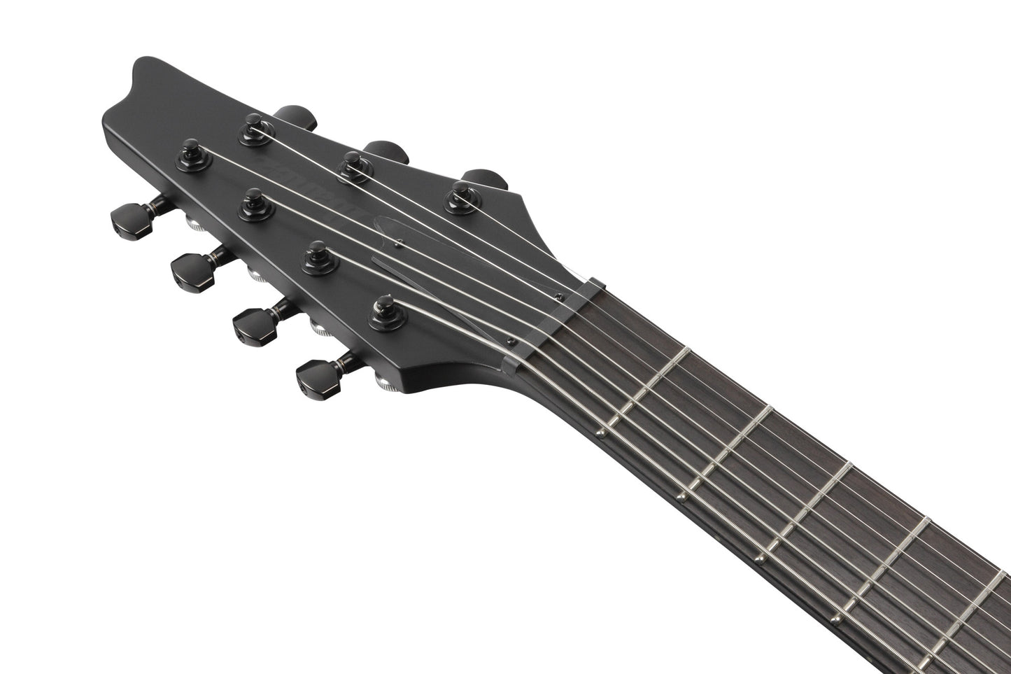 IBANEZ Iron Label Iceman E-Guitar 7 String - Black Flat