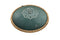 MEINL Sonic Energy 16" Octave Steel Tongue Drum, F Dur, 9 Töne, 432 Hz, Dunkelgrün, Graviertes florales Design