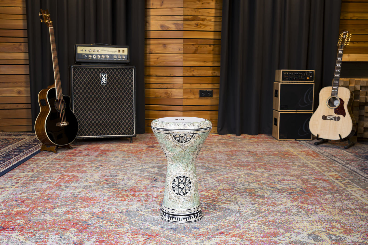 MEINL Percussion Artisan Edition Series Doumbek 9" - Mosaic Queen