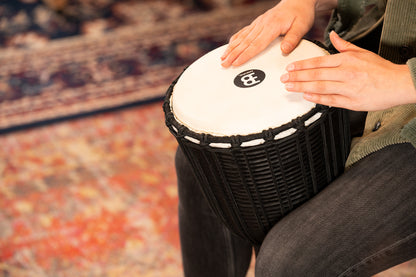 MEINL Percussion Headliner Rope Tuned Black River Series Djembe - 10"