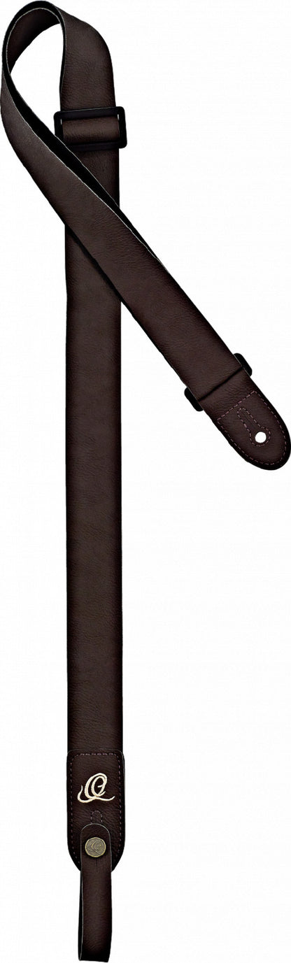 ORTEGA Vegan Series Ukulelengurt - Brown + Bonus CONNECT-XX