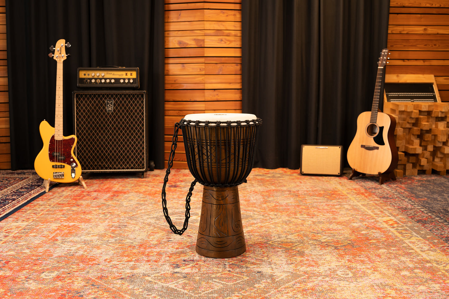 MEINL Percussion Headliner Rope Tuned Artifact Series Djembe - 13"