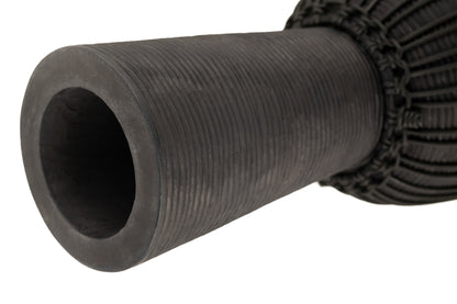 MEINL Percussion Headliner Rope Tuned Black River Series Djembe - 12"