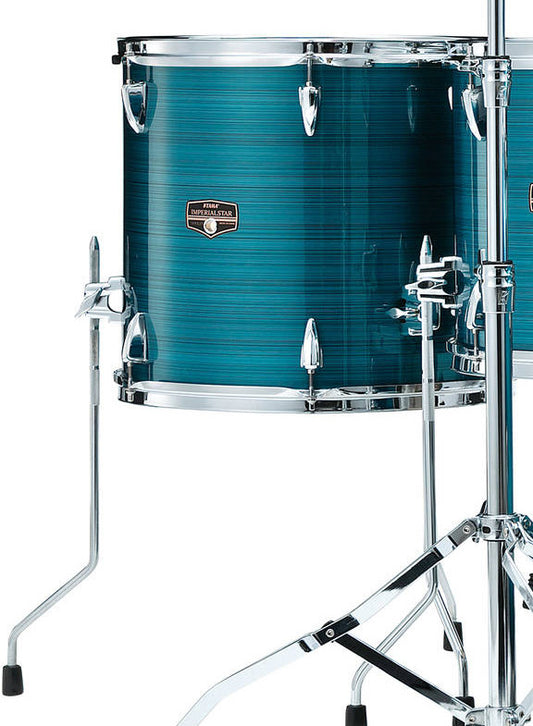 TAMA Imperialstar Floor Tom 14" x 12" - Hairline Blue/Chrom HW