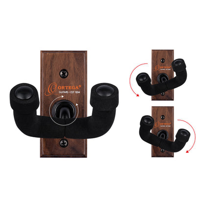 ORTEGA Guitar Wall Hanger - Walnut