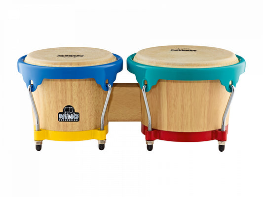 NINO Percussion Wood Bongo - 6 1/2" & 7 1/2"