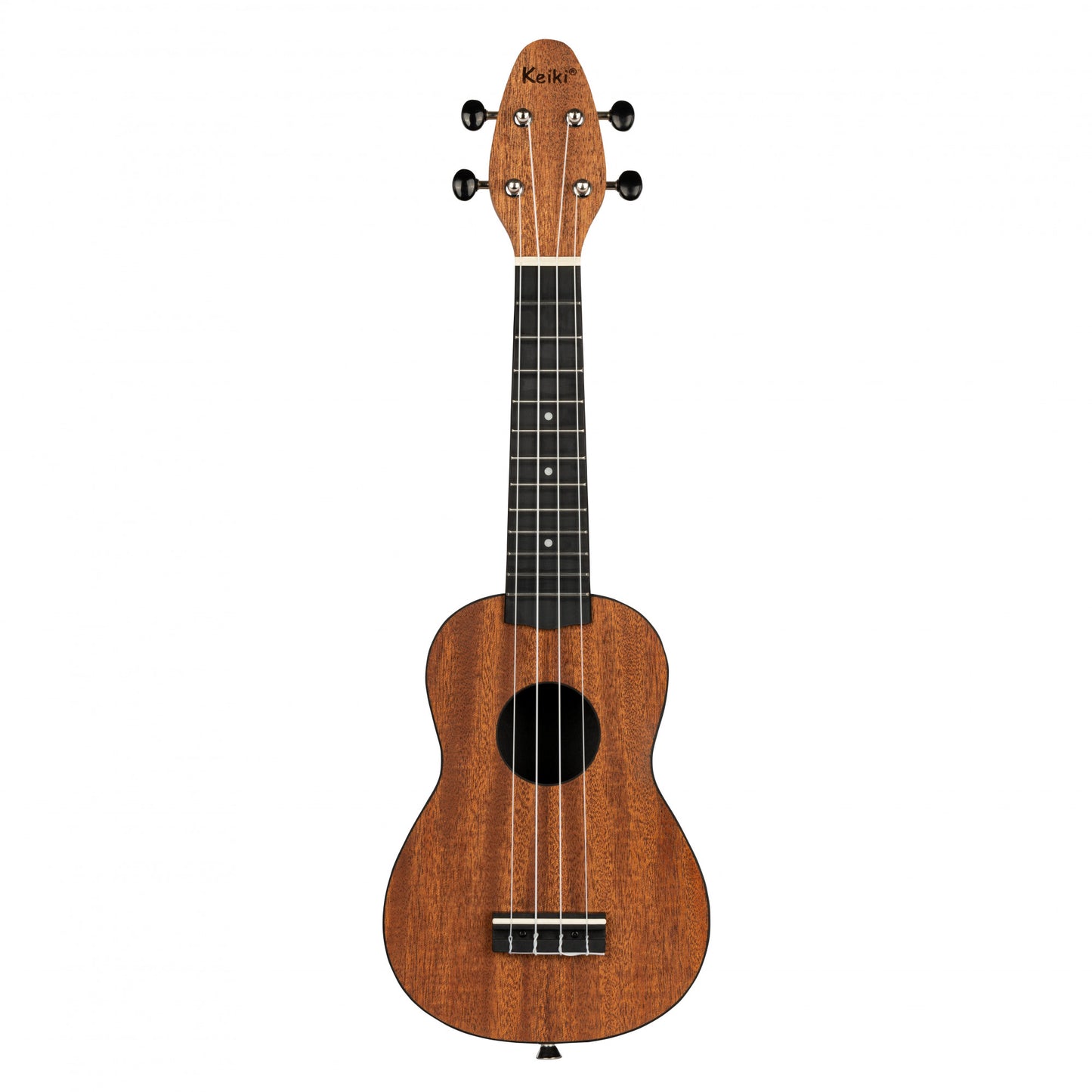 KEIKI K2 Serie Sopran Ukulele Set - Agathis / Mahogany Natural