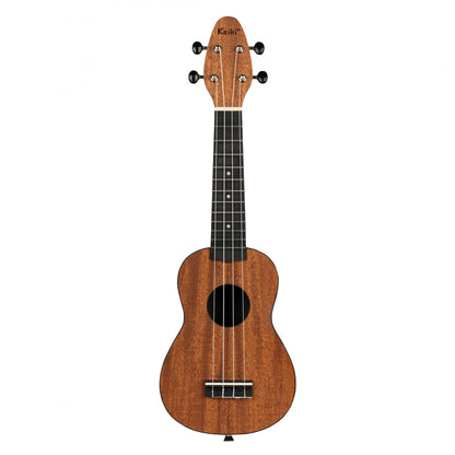 KEIKI K2 Serie Sopran Ukulele Set - Agathis / Mahogany Natural