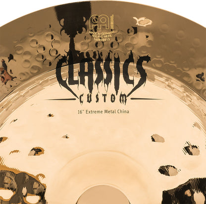 MEINL Cymbals Classics Custom Extreme Metal Series China - 16" Brilliant Finish