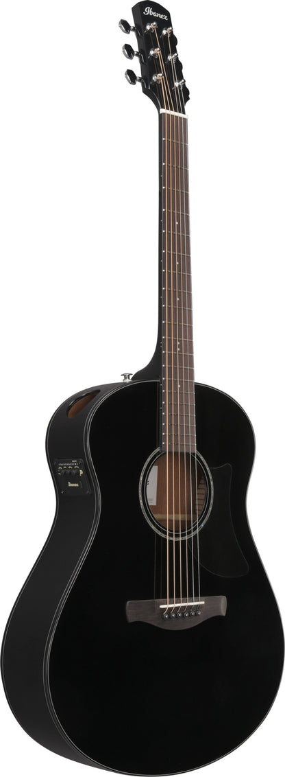 IBANEZ Advanced Acoustic AAM Acoustic Guitar 6-String - Black High Gloss