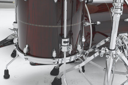 TAMA STAR Bubinga Shell Kit 4 pcs - Dark Red Cordia/Chrome HW