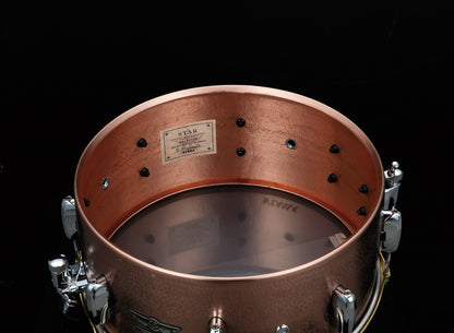 TAMA STAR Reserve Hand Hammered Copper Snare Drum 14" x 6,5"