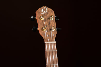 ORTEGA Timber Series Tenor Ukulele 4 String - Solid Cedar / Walnut Natural + Bag