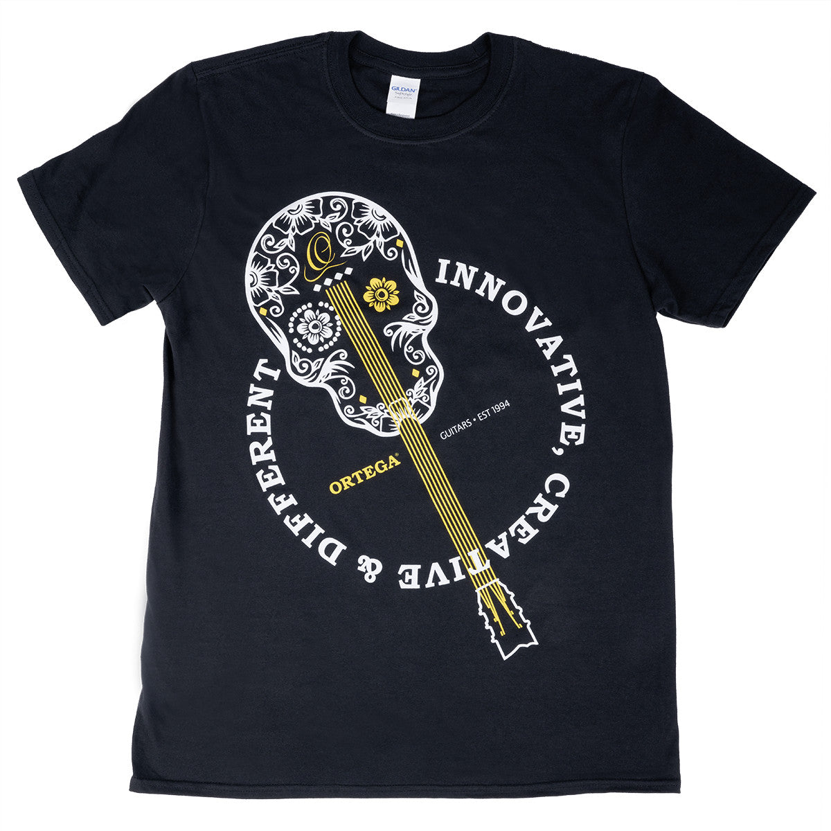 ORTEGA T-Shirt "Skull" - Black Size S