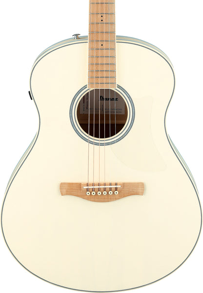 IBANEZ Advanced Acoustic AAM Acoustic Guitar 6-String - Transparent Antique White Ice Blue Open Pore