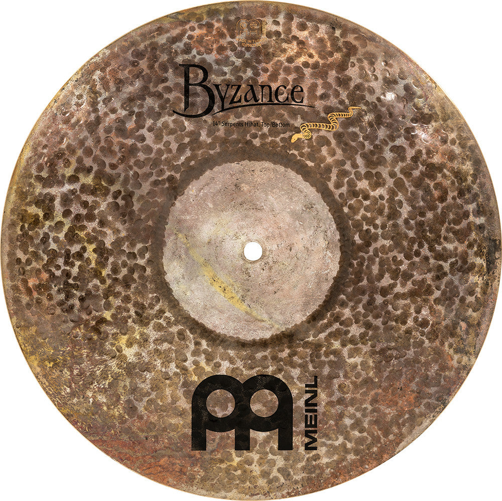 MEINL Cymbals Byzance Brilliant Serpents Hihat - 14"