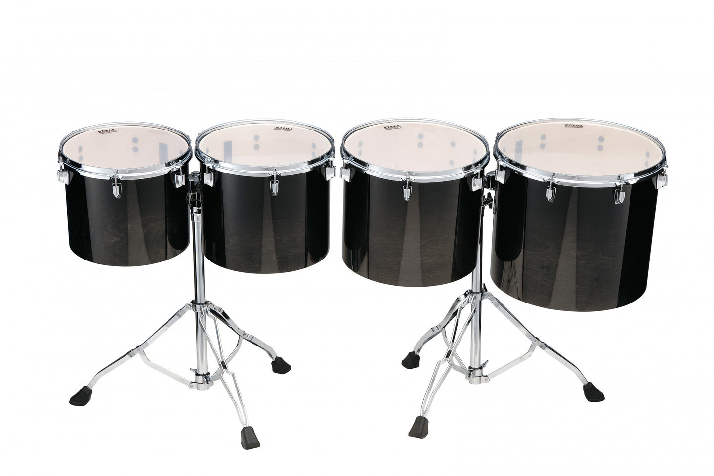 TAMA Low-Pitched Concert Tom Set 4 teilig - Transparent Black Fade/Chrome HW