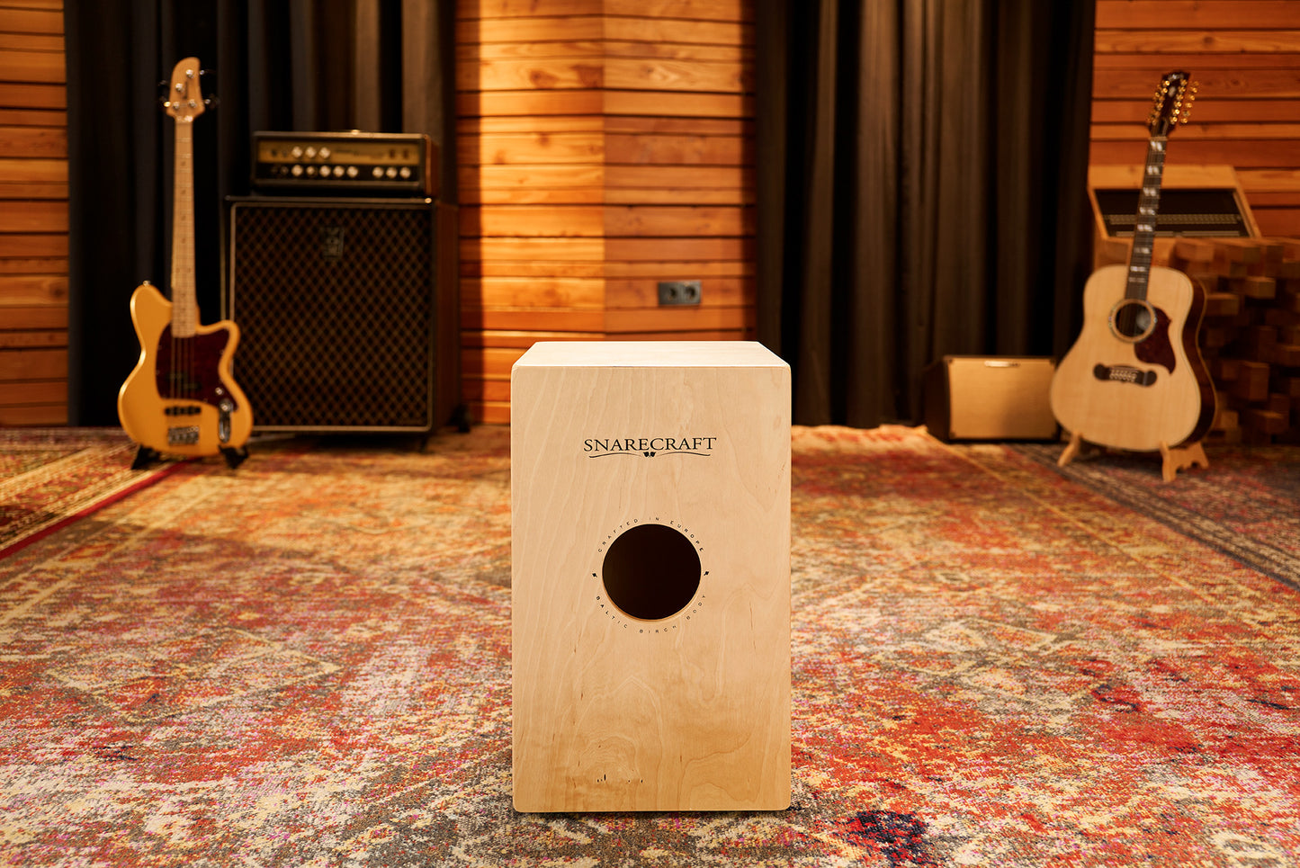 MEINL Percussion Snarecraft Series Snare Cajon 100 - Baltic Birch